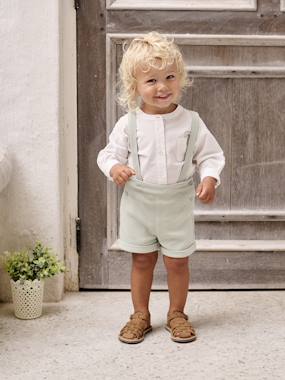 Occasion Wear Outfit: Shirt & Shorts for Babies   - vertbaudet enfant