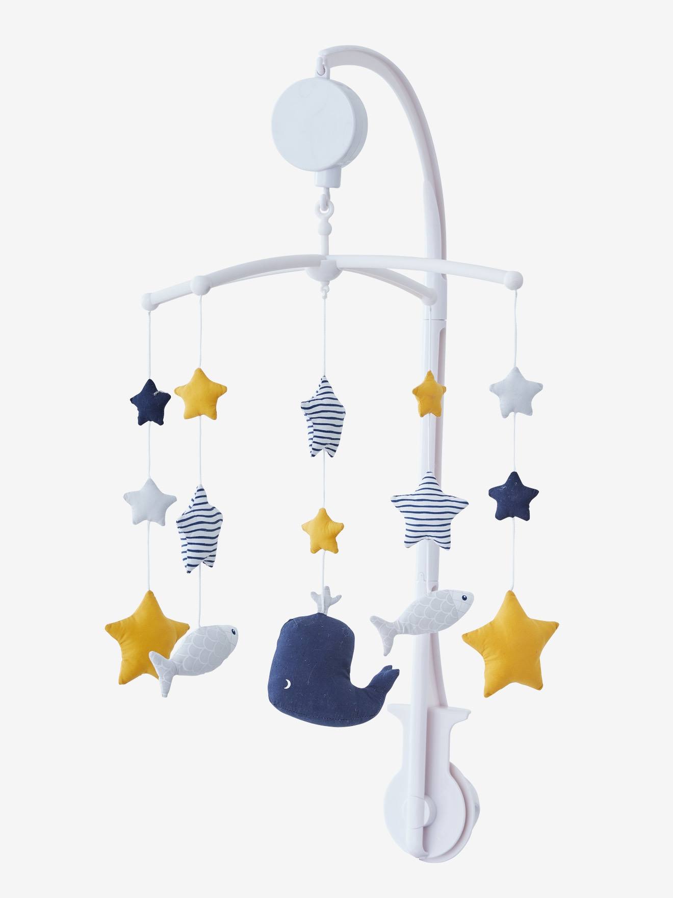 Musical Mobile Set Fun Sailor Dark Blue Nursery