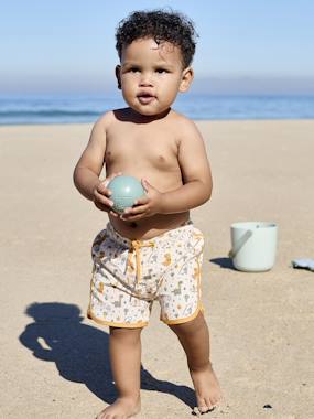 Bébé-Maillot de bain, accessoires de plage-Short de bain imprimé bébé garçon