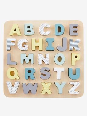 Toys-Educational Games-Wooden Alphabet Puzzle Board - FSC® Certified Wood
