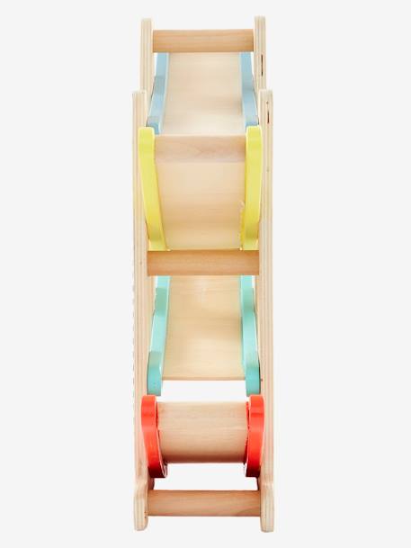 Toboggan à voitures en bois FSC® multicolore - vertbaudet enfant 