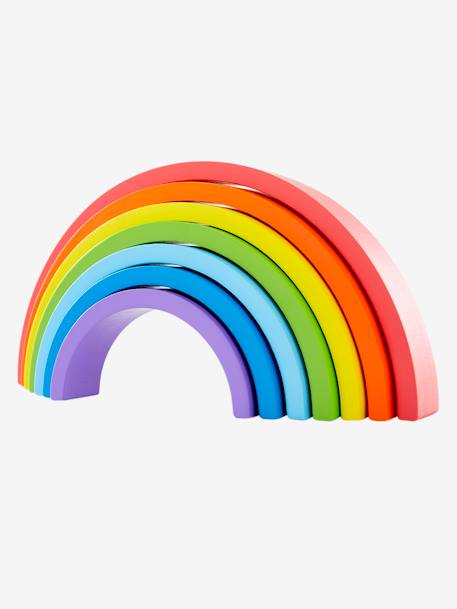 Wooden Rainbow Shaped Puzzle Wood Fsc Certified No Color Toys