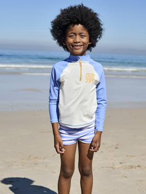 UV-Protective Swim T-Shirt & Shorts Set for Boys   - vertbaudet enfant