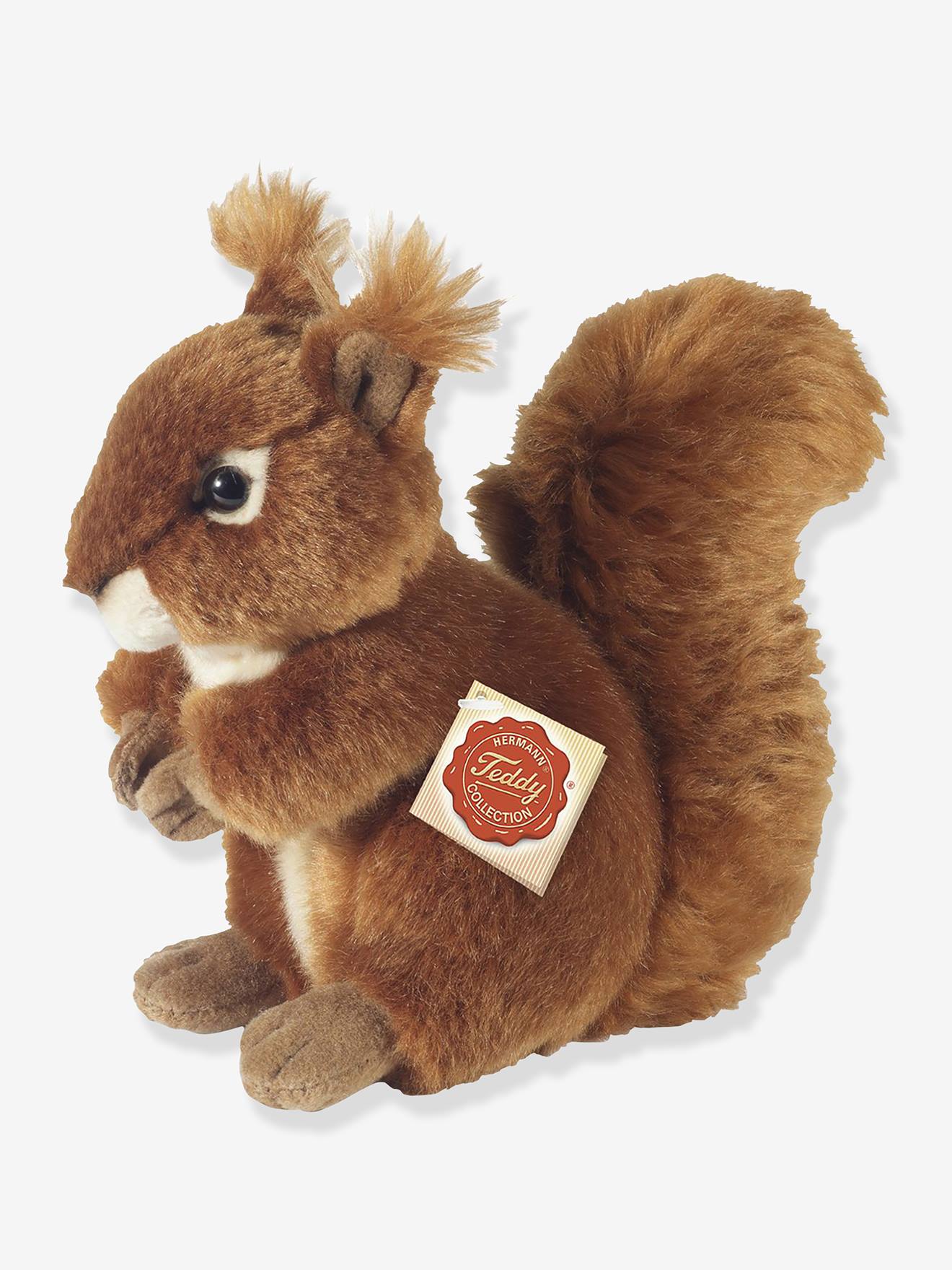 Cuddly Squirrel 17 cm TEDDY HERMANN - brown, Toys