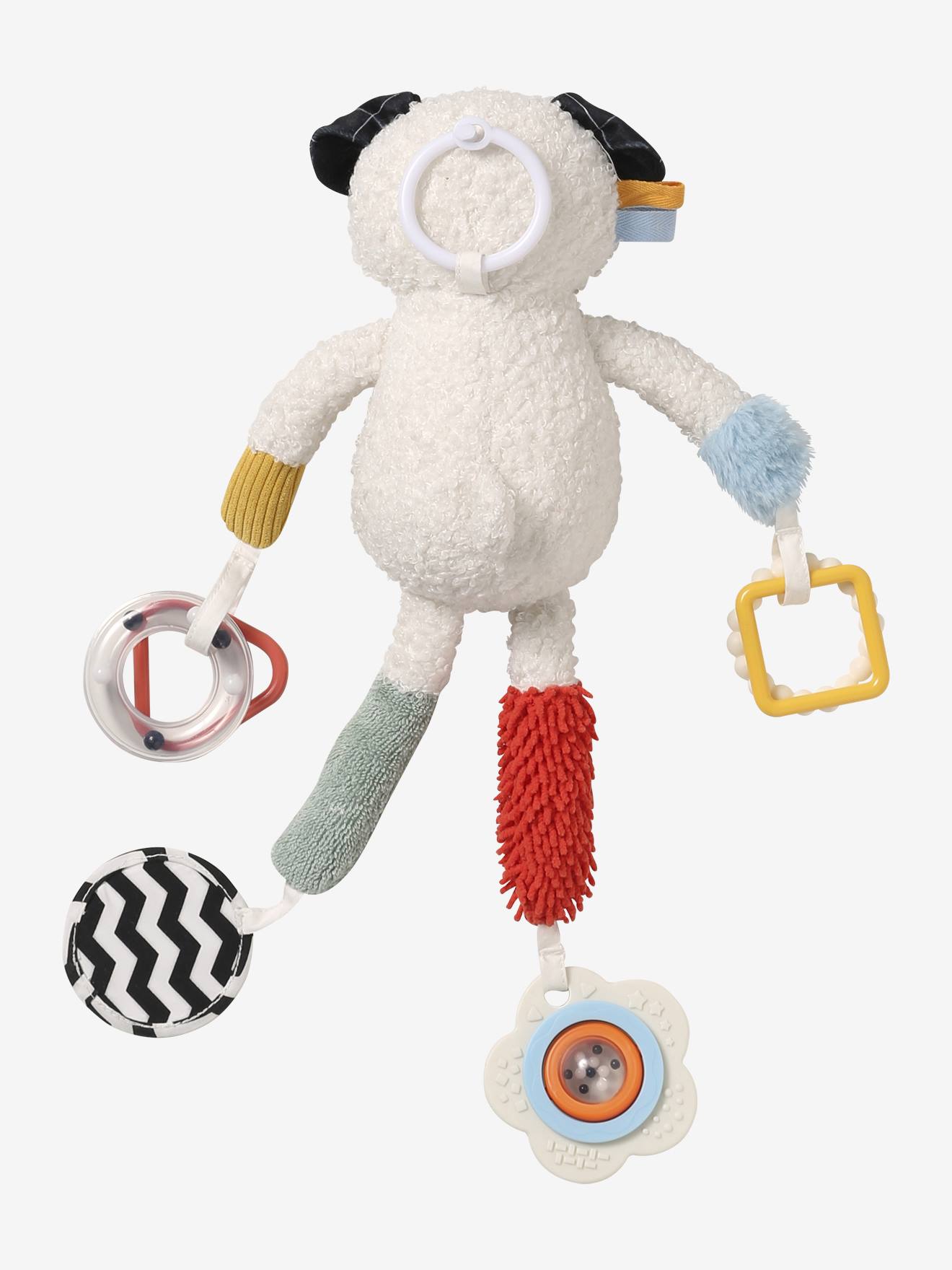 Jouet Suspendu Musical En Peluche Avec Hochet Et Anneau De Dentition – Ours Pour Poussette, Berceau Et Siège Auto – Dès La Naissance