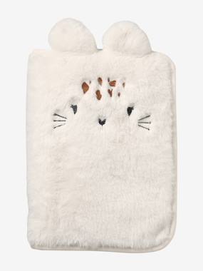-Medical Records Cover in Sherpa, Teddy Bear
