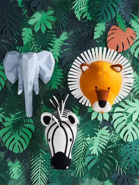 Zebra Head Trophy WHITE LIGHT SOLID - vertbaudet enfant 