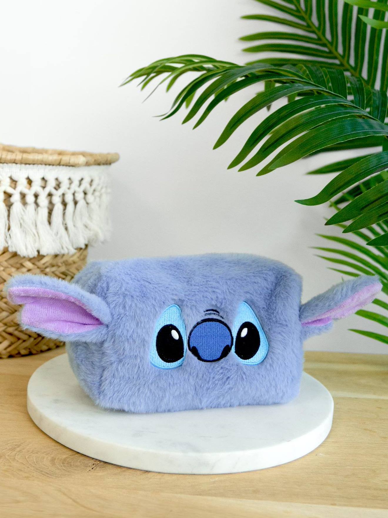 Faux Fur Wash Bag, LILO & STITCH by Disney LILO & STITCH - blue, Nursery