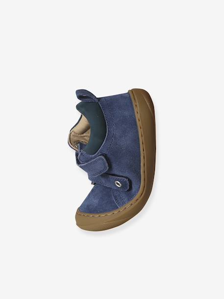 Chaussures premiers pas bébé velcro beige+bleu+bleu électrique+bleu océan+chocolat+lot beige+lot marron+lot vert+marron+ocre+vert+vert sauge - vertbaudet enfant 