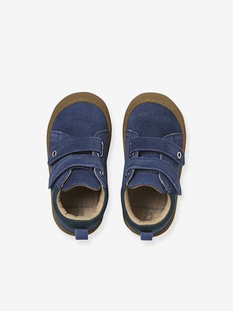 Chaussures premiers pas bébé velcro beige+bleu+bleu électrique+bleu océan+chocolat+lot beige+lot marron+lot vert+marron+ocre+vert+vert sauge - vertbaudet enfant 