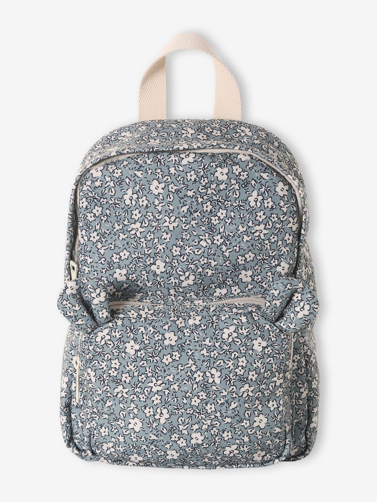 Floral Backpack, Playschool Special, Adorned with Bear Ears 