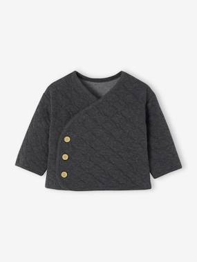 Baby-Wrap-Over Cardigan with Front Opening for Newborn Babies