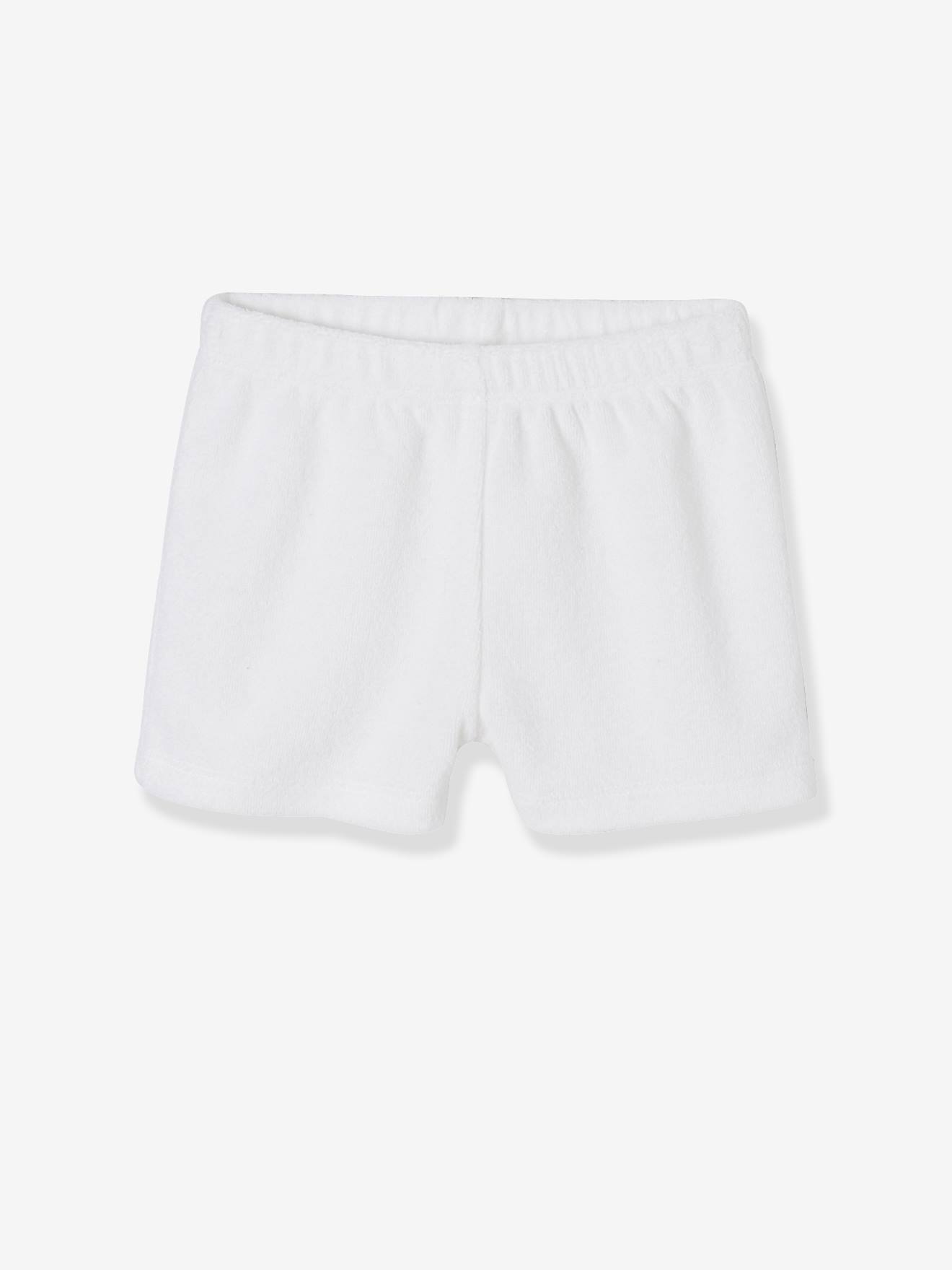 Lot De 4 Shorts En Eponge Bebe Fille Oeko Tex Lot Eau De Rose Bebe