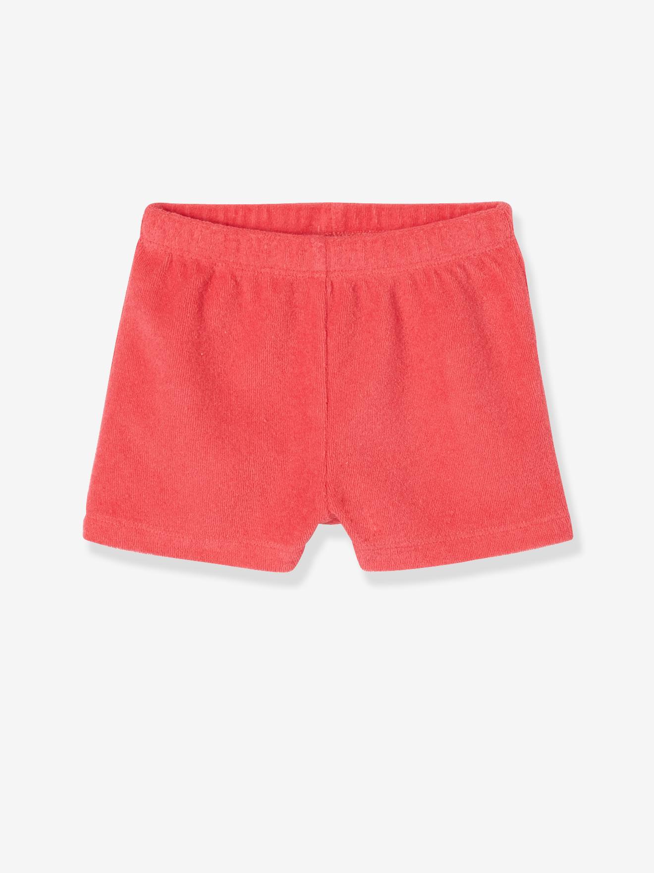 Lot De 4 Shorts En Eponge Bebe Fille Oeko Tex Lot Eau De Rose Bebe