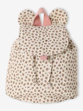 Pre-School Backpack in Cotton Gauze, Fun Ears  - vertbaudet enfant