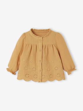 -Embroidered blouse for babies