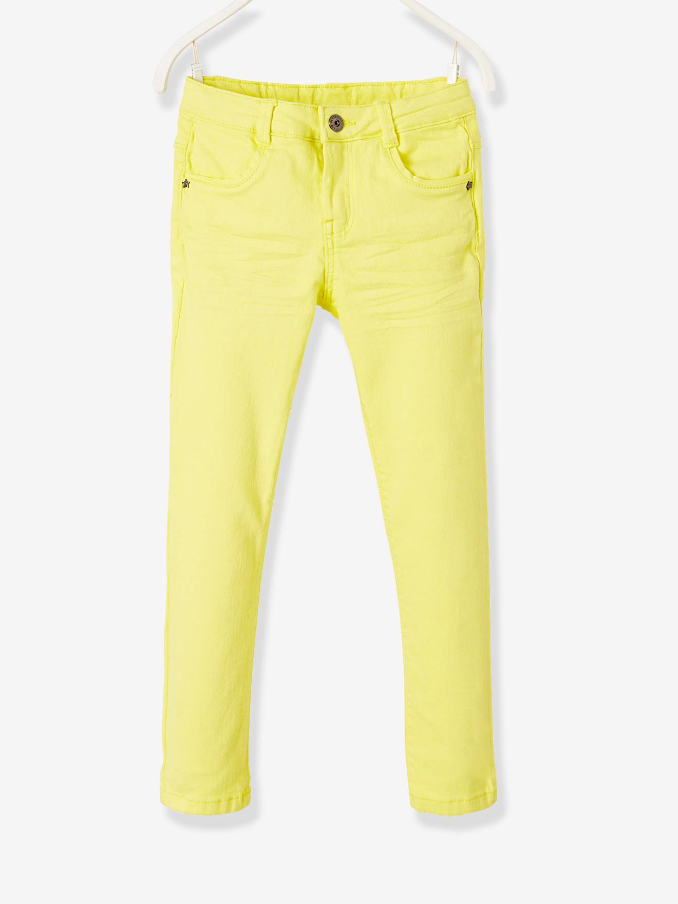 yellow slim fit jeans