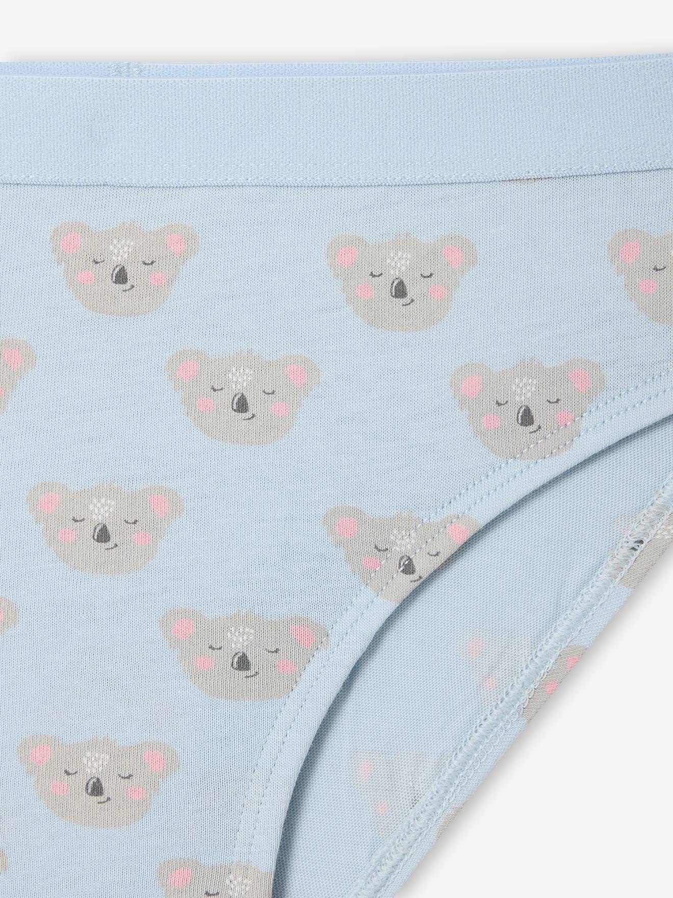 Culottes Fille Lot De 7 – Messages Positifs, Motifs Pailletés, 100% Coton, Taille Élastique – Vertbaudet - 9