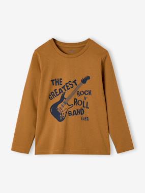 Garçon-T-shirt, polo, sous-pull-Tee-shirt imprimé garçon manches longues