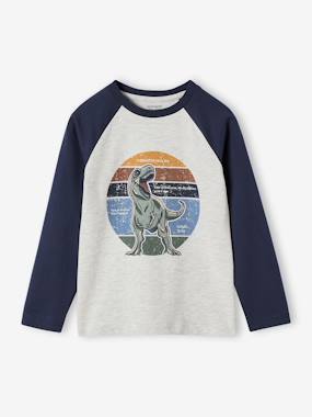 Garçon-T-shirt, polo, sous-pull-T-shirt motif graphique garçon manches raglan