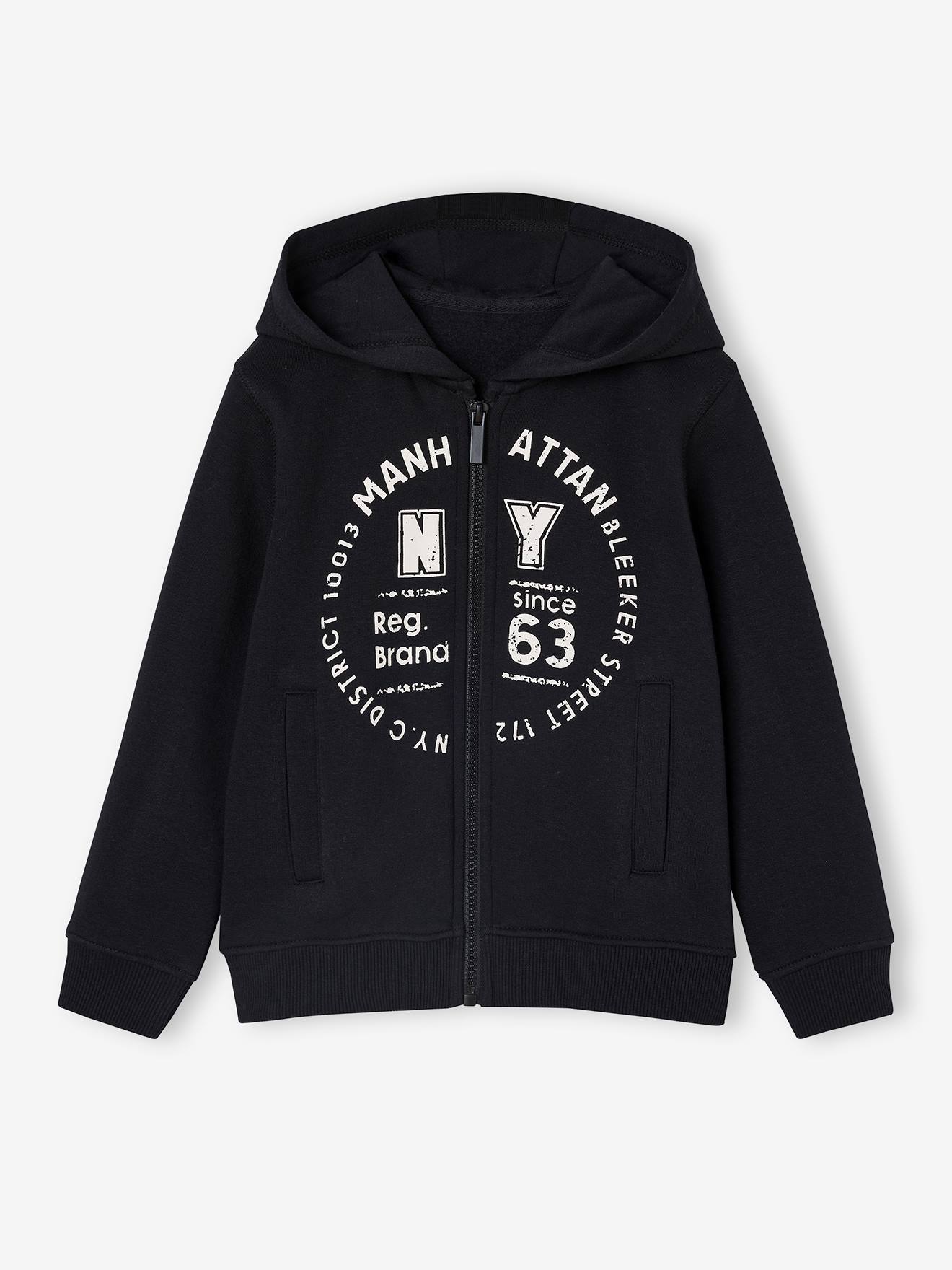 Sweat zippé à capuche GAP Kids gris logo – 10/11 ans - Vêtements