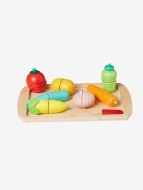 Toys-Role Play Toys-Kitchen Toys-Set of Wooden Vegetables to Cut - FSC® Certified