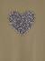 Sequinned Top for Girls ecru+olive - vertbaudet enfant 