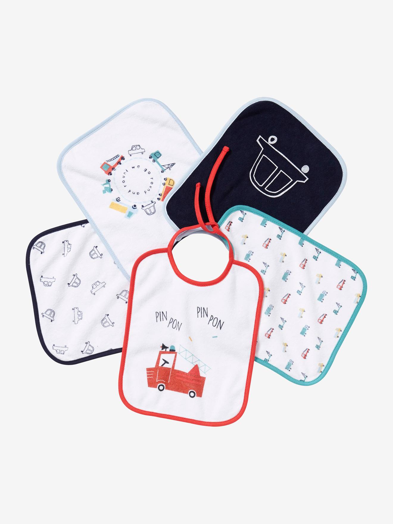5 bibs