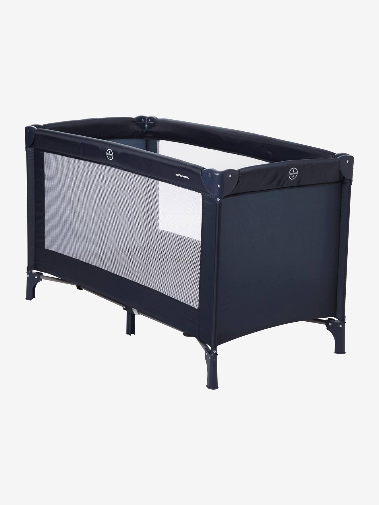 travel cot blue