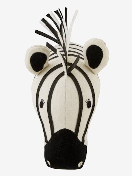 Zebra Head Trophy WHITE LIGHT SOLID - vertbaudet enfant 