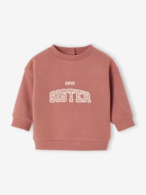 Sweat-shirt Bébé Avec Motif Animal - 100% Coton Doux, Pression Dans Le Dos - Marque Vertbaudet, Pour Un Look Mignon Et Confort