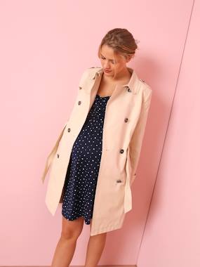 Maternity Trench Coat in Fabric  - vertbaudet enfant