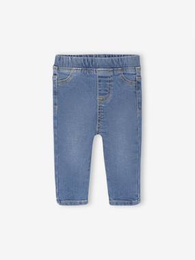Baby-Trousers & Jeans-Baby treggings with elasticated waist