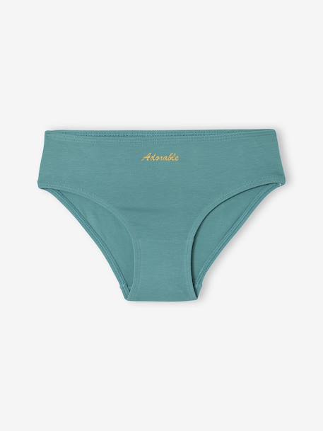 Pack of 7 Assorted Briefs for Girls fuchsia - vertbaudet enfant 