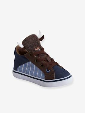 -Trainers with Buffalo-Shaped Tongue for Boys