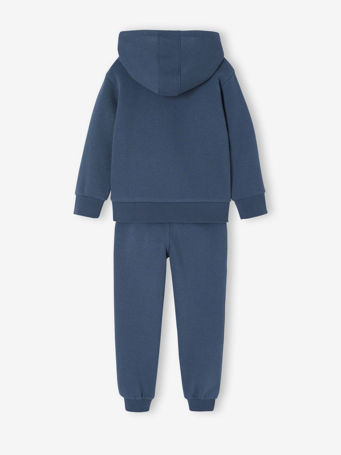 Ensemble Sport Enfant Garçon Sweat à Capuche + Pantalon Cargo - Imprimé Lettres, 18 Mois à 8 Ans