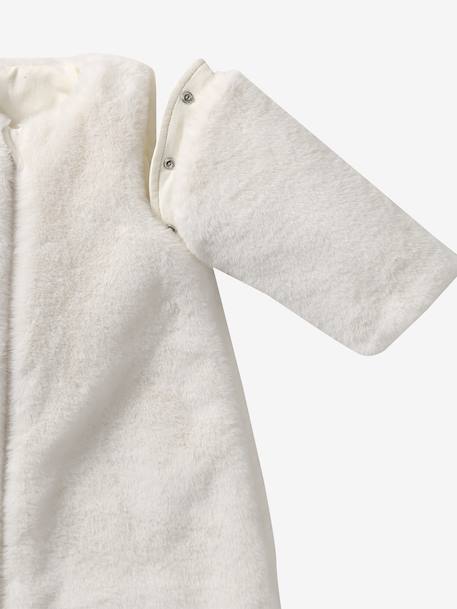 Gigoteuse Hiver Manches Amovibles En Fausse Fourrure - écru, Linge De Lit & Déco