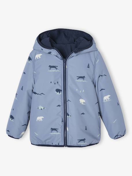 Veste Matelassée Réversible Garçon VERTBAUDET Hygge - Douillette Et Tendance