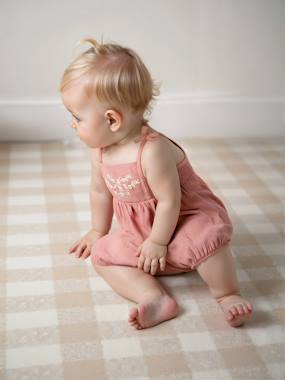 Baby-Playsuit with Smocked Bloomers for Babies