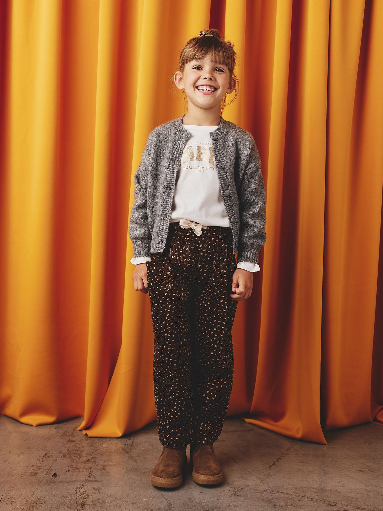 Gilet Forever En Maille Fine, Motif Diamant Gris Et Noir, Taille Junior S, Parfait Pour Une Tenue Décontractée