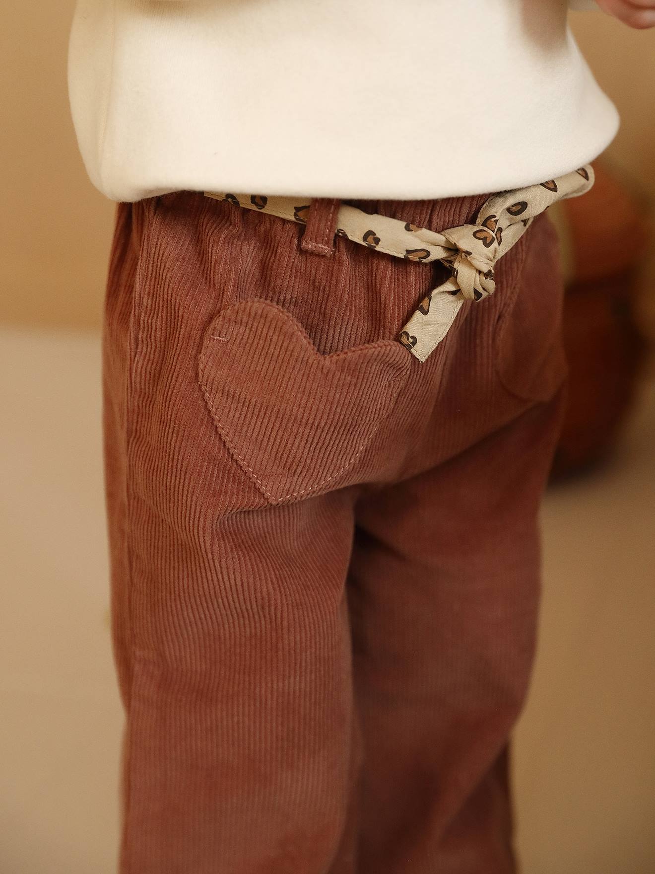 Pantalon en velours bébé garçon - LuluCastagnette brique