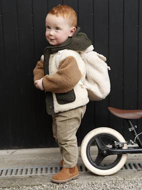 Sherpa Hooded Coat for Babies  - vertbaudet enfant