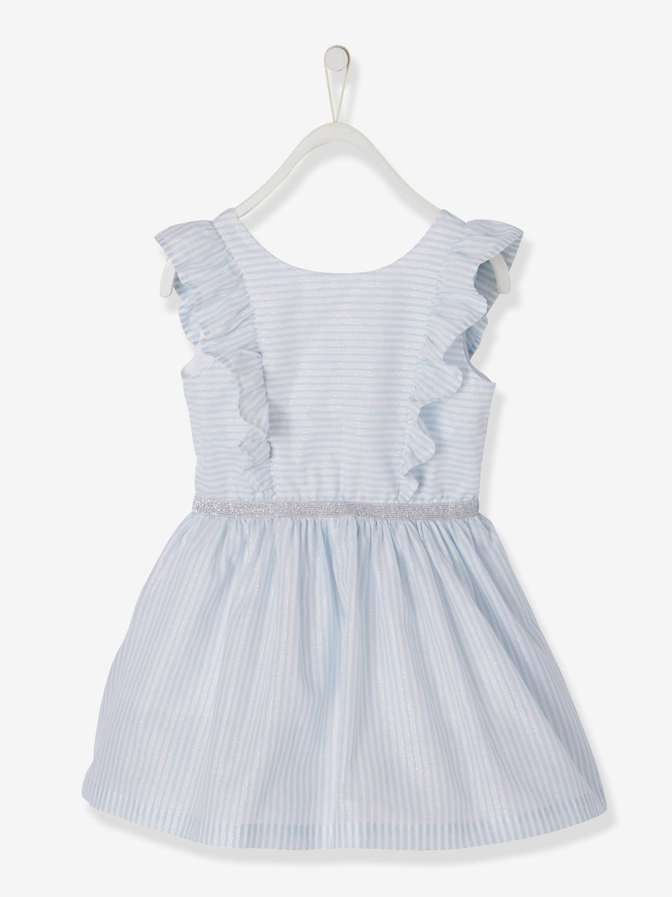 white dress with stripes