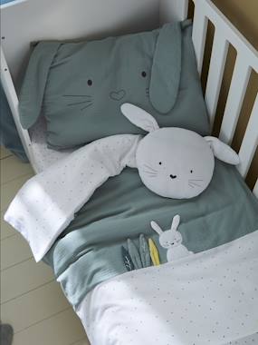 -Duvet Cover for Babies, LAPIN VERT