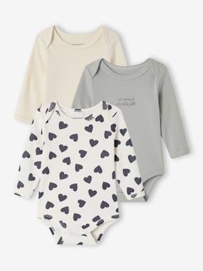 -Lot de 3 bodies naissance avec ouverture américaine