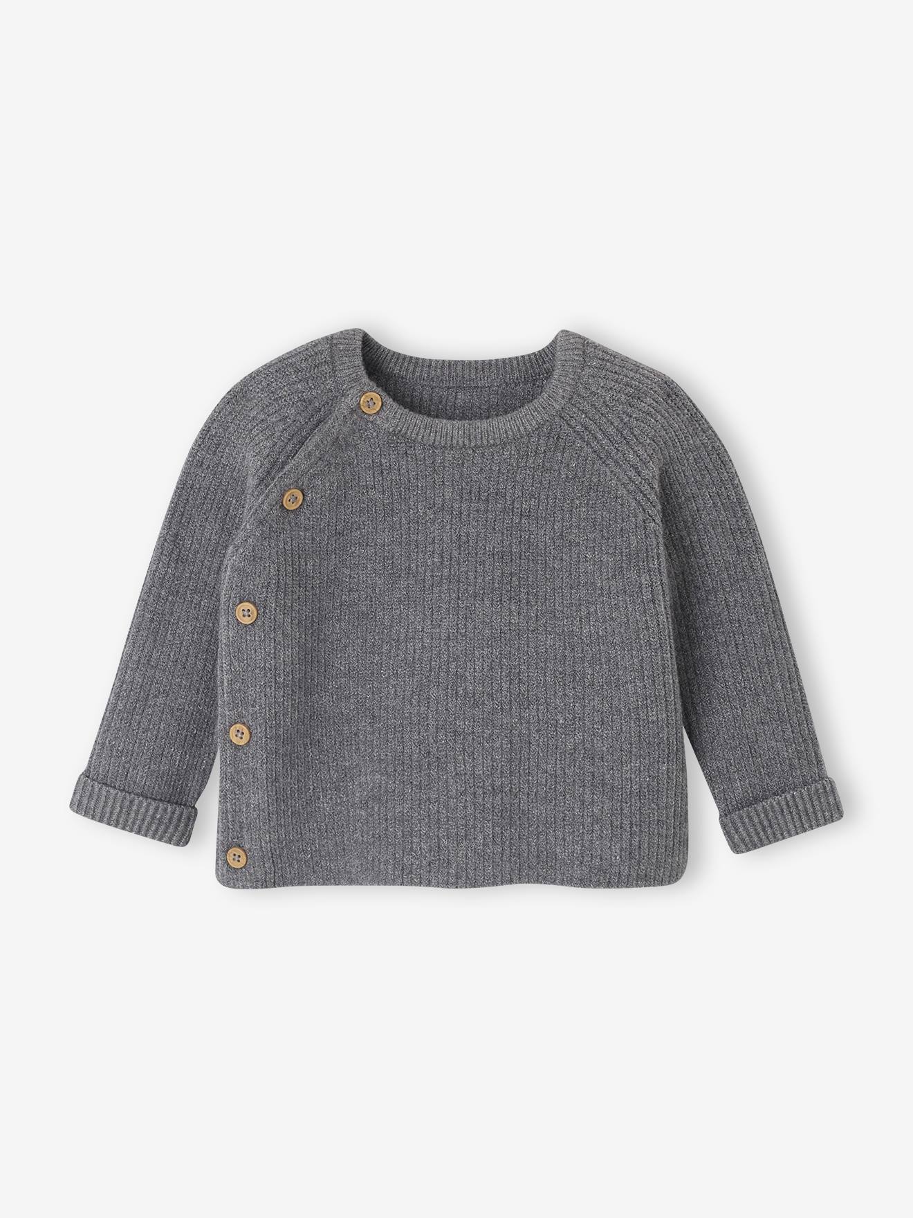 Ensemble Tricoté Pour Bébé Garçon Nanette - Pantalon, Combinaison, Cardigan 3-6 Mois