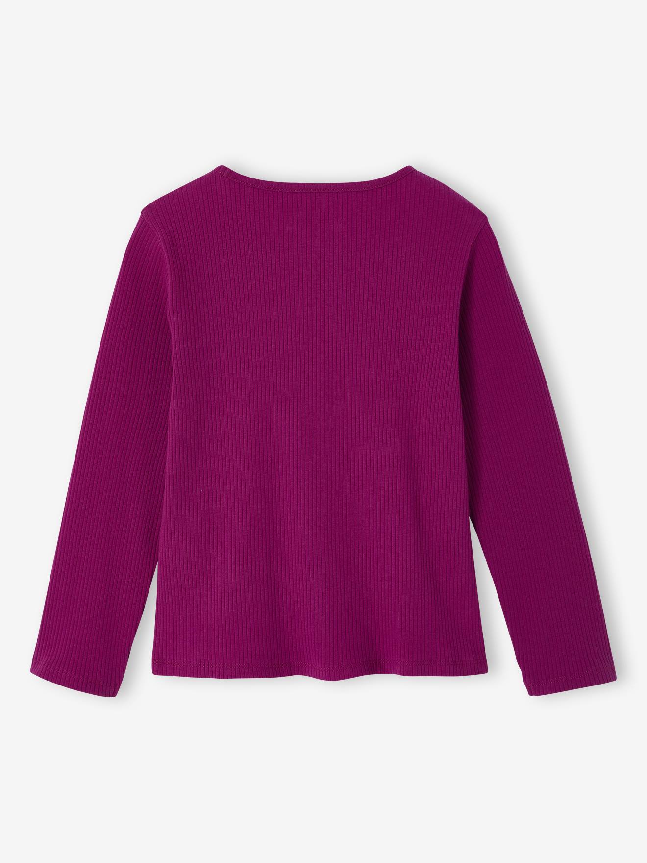 MEZZALL Robe Fille Manches Longues à Volants Décontractée Printemps Automne Robe de Fête Douce pour Tout-Petit, Vin, 5-6 Ans