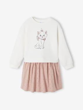 Girls-Disney® Marie the Aristocats two-fabric dress