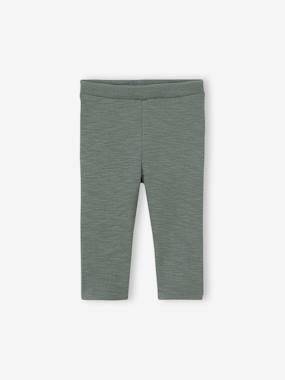 VERTBAUDET Legging Bébé Fille Maille Côtelée Rose 6M (67cm) - Confort Et Style