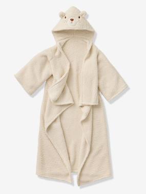 Veste enfant Maille de laine moulinée bleu gris